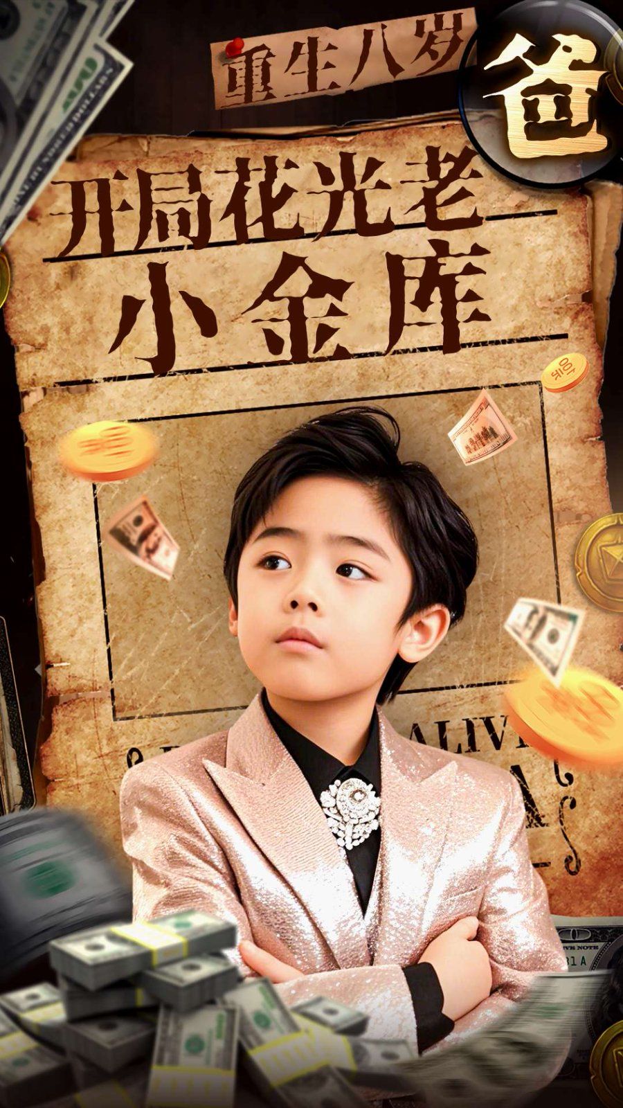 重生八歲，開局花光老爸小金庫(全集)